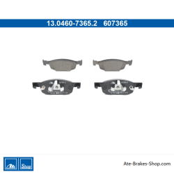 ATE plaquettes de frein d’origine (13046073652) pour Mazda, Toyota