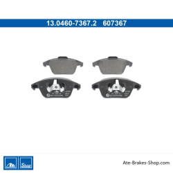 ATE original brake pads (13046073672) for Citroën, Opel, Peugeot