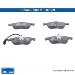 ATE originale Bremsbeläge (13046073692) für Mercedes-Benz