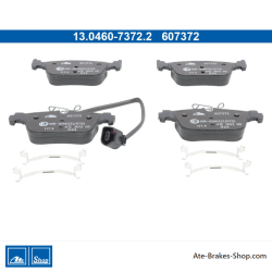 ATE original brake pads (13046073722) for Audi