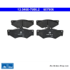 ATE plaquettes de frein d’origine (13046079062) pour Iveco