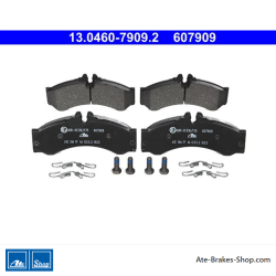 ATE pastillas de freno originales (13046079092) para Mercedes-Benz, Volkswagen (VW)