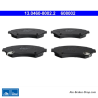 ATE originele remblokken (13046080022) voor Chevrolet, Opel
