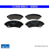 ATE plaquettes de frein d’origine (13046080022) pour Chevrolet, Opel