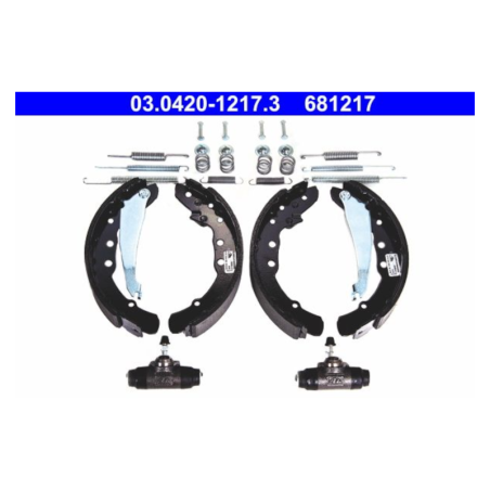ATE Original Brake Shoe kit (0304201217301) for Audi Volkswagen