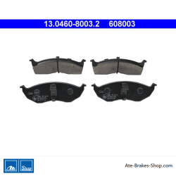 ATE original brake pads (13046080032) for Chrysler