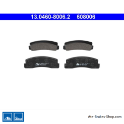 ATE original brake pads (13046080062) for Lada