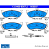 ATE original brake pads (13046080072) for Mercedes-Benz