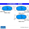 ATE original brake pads (13046080092) for Chrysler