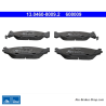 ATE original brake pads (13046080092) for Chrysler