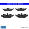 ATE original brake pads (13046080102) for Chrysler