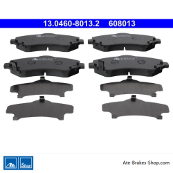 ATE plaquettes de frein d’origine (13046080132) pour Jeep