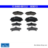 ATE plaquettes de frein d’origine (13046080132) pour Jeep