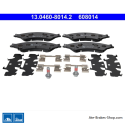 ATE original brake pads (13046080142) for Ford