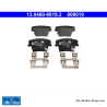 ATE plaquettes de frein d’origine (13046080192) pour Chrysler, Lancia