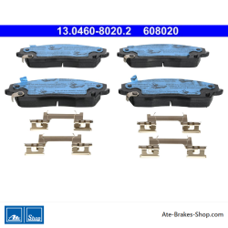 ATE plaquettes de frein d’origine (13046080202) pour Chrysler