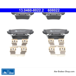 ATE originele remblokken (13046080222) voor Chrysler