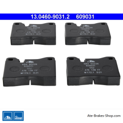 ATE pastillas de freno originales (13046090312) para BMW