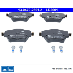 ATE originele keramische remblokken (13047026012) voor BMW, Mini en Toyota