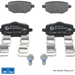 ATE pastillas de freno originales (13046026442) para Citroën, Opel y Peugeot