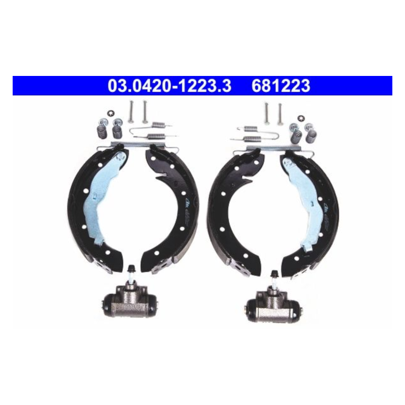 ATE Kit original de zapatas de freno (0304201223302) para BMW