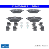 ATE original ceramic brake pads (13047026412) for Mercedes-Benz