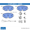 ATE original ceramic brake pads (13047026432) for Audi, Cupra, Ford, Skoda, Volkswagen (VW)