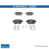 ATE pastillas de freno cerámicas originales (13047026512) para Mitsubishi, Nissan, Renault