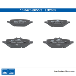 ATE plaquettes de frein en céramique d’origine (13047026552) pour Mercedes-Benz