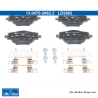 ATE originele keramische remblokken (13047026622) voor BMW, Mini