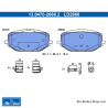 ATE original ceramic brake pads (13047026682) for Citroën, Opel, Peugeot, Toyota, Vauxhall