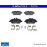 ATE originele keramische remblokken (13047027102) voor BMW, Mini