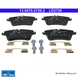 ATE original ceramic brake pads (13047027262) for Mercedes-Benz