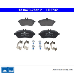 ATE originale Keramikbremsbeläge (13047027322) für Mercedes-Benz