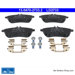 ATE pastillas de freno cerámicas originales (13047027332) para Mercedes-Benz