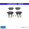 ATE original ceramic brake pads (13047027442) for Mercedes-Benz, Renault