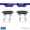 ATE originele keramische remblokken (13047027552) voor Chevrolet, Opel, Saab