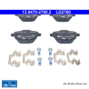 ATE plaquettes de frein en céramique d’origine (13047027602) pour BMW, Mini