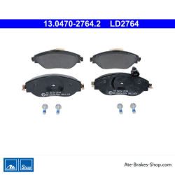 ATE plaquettes de frein en céramique d’origine (13047027642) pour Seat, Skoda, Volkswagen (VW)