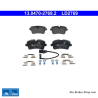 ATE original ceramic brake pads (13047027692) for Audi