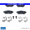 ATE original ceramic brake pads (13047027762) for Mercedes-Benz