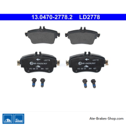 ATE original ceramic brake pads (13047027782) for Mercedes-Benz