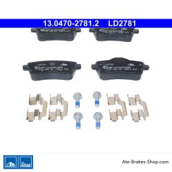 ATE originele keramische remblokken (13047027812) voor Mercedes-Benz
