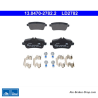 ATE pastillas de freno cerámicas originales (13047027822) para Mercedes-Benz