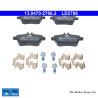 ATE pastillas de freno cerámicas originales (13047027862) para Mercedes-Benz