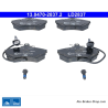 ATE originale Keramikbremsbeläge (13047028372) für Audi, Seat, Volkswagen (VW)