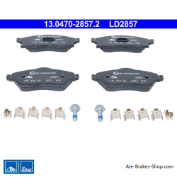ATE originalen keramischen Bremsbelägen (13047028572) für Opel