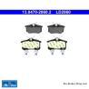 ATE originele keramische remblokken (13047028602) voor Audi, Volkswagen (VW)