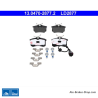 ATE plaquettes de frein en céramique d’origine (13047028772) pour Seat, Volkswagen (VW)