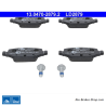 ATE pastillas de freno cerámicas originales (13047028792) para Abarth, Citroën, Fiat, Lancia